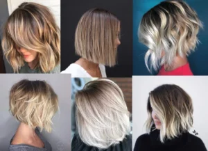 Aschblond-Balayage